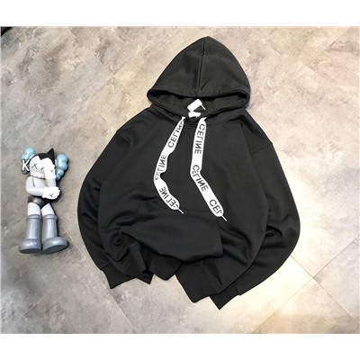 Толстовка худи с широкими лентами СЕЛИ*Н