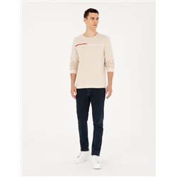 Camel Regular Fit Sweatshirt