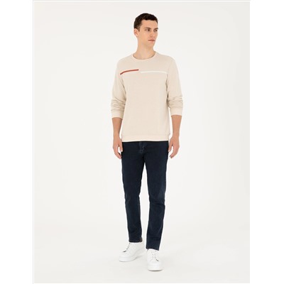 Camel Regular Fit Sweatshirt