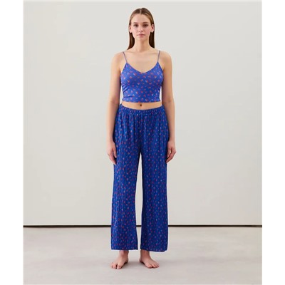 Pantalón ancho plisado