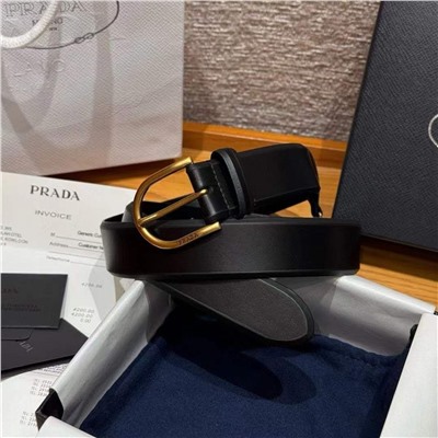 Классический мужской кожаный ремень  PRAD*A