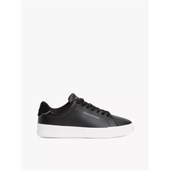 Coated Leather Court Sneaker