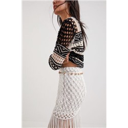 Jersey crochet semitransparente