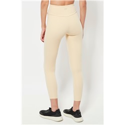 Leggings 7/8 cintura alta - Beige