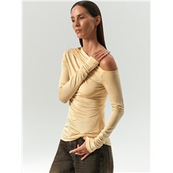 Лонгслив с ассиметрией, B3137/cosha