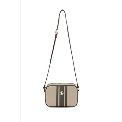 Kadın Açık Haki Çapraz Çanta