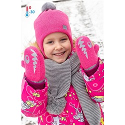 Варежки 14з15621 розовый #289572