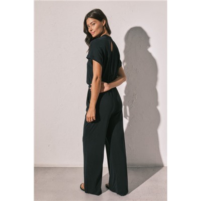 Mono largo fluido negro