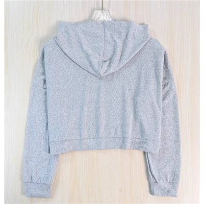 Женский укороченный свитшот