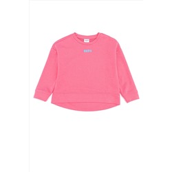 Çocuk Pembe Basic Sweatshirt