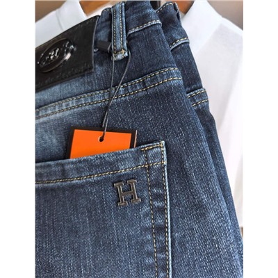 Мужские узкие стрейч   джинсы   HERME*S 🧡