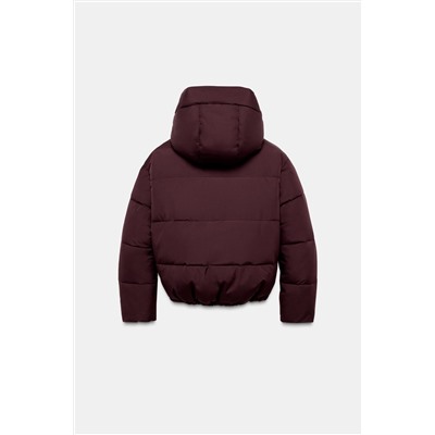 SHORT WATER-REPELLENT WINDPROOF HOODED ANORAK