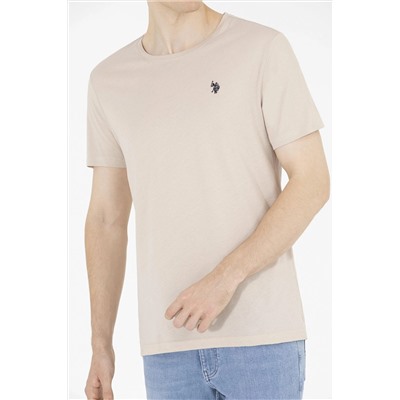 Erkek Taş Basic Bisiklet Yaka Tişört