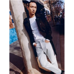 Jeans im Carrot-Fit mit tieferem Schritt