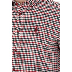 Erkek Kırmızı Uzun Kollu Gömlek