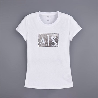 Облегающая футболка с пайетками АРМАН*И