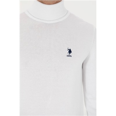 Erkek Beyaz Basic Kazak