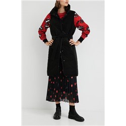 Chaleco largo acolchado