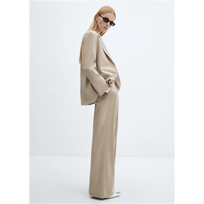 Pantalón traje wideleg