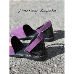 AB.Zapatos · 966 · LAVANDA+AB.Z · Pelle · mochila Serraje (610 ) negro