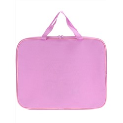 Папка-сумка на молнии с ручками А4, KAWAII (П-1485) с прозр вставкой, с дизайном, 350х265х40мм