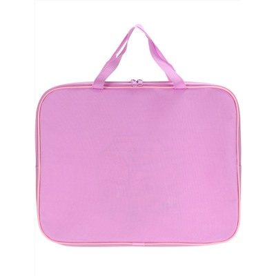 Папка-сумка на молнии с ручками А4, KAWAII (П-1485) с прозр вставкой, с дизайном, 350х265х40мм