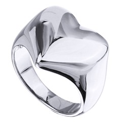 Кольцо Сердцеедка (покрытие родий), Есть комплект