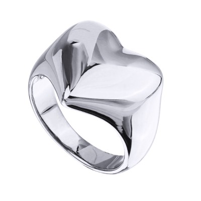 Кольцо Сердцеедка (покрытие родий), Есть комплект