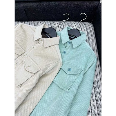 Стильная вельветовая рубашка  Chane*l