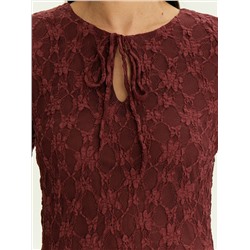 Кружевное платье макси, PL1764/lampone