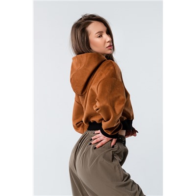 Свитшот 4 оверсайз короткий