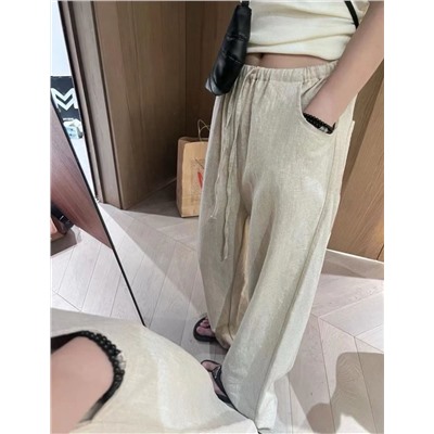 Лёгкие женские штаны на резинке