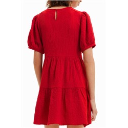 Vestido corto textura