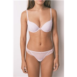 Tanga encaje cintura lila