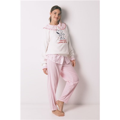 Pijama largo polar Snoopy