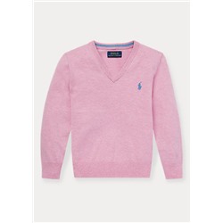 Boys 2-7 Cotton V-Neck Sweater