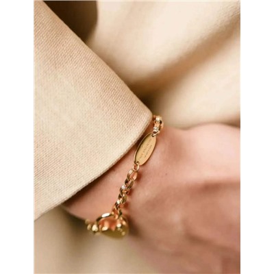 Комплект Pau*l Valentin*e из подвески и браслет покрытый настоящим золотом  Экспорт в Германию