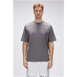 Bad Bear, Doxa Antrasit Erkek Oversize Tişört
