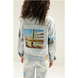 Chaqueta vaquera trucker cropped South Beach