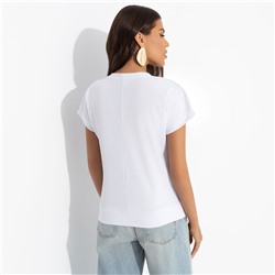 Футболка из фактурного трикотажа, Красота без фильтров