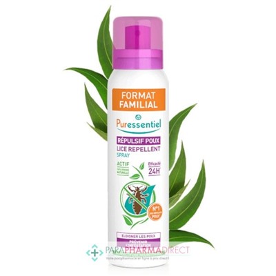 Puressentiel Anti-Poux Répulsif Poux Spray 200 ml