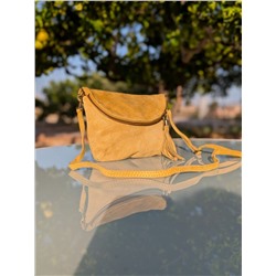 Итальянская сумка из натуральной кожи AB.Z PELLE 222-07 CAMEL АКЦИЯ