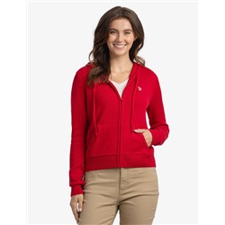 ZIP UP SWEATER WITH HOOD