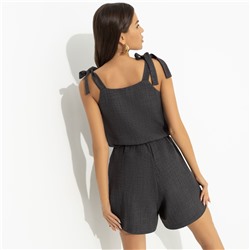 Комбинезон приталенный на резинке, А так интересней (gray)