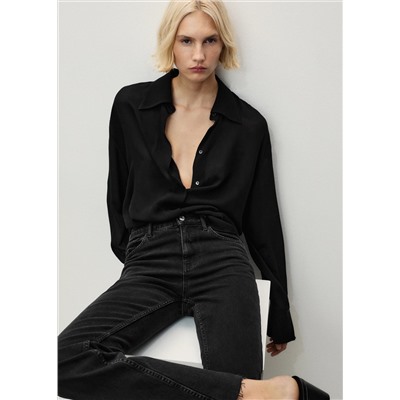 Jeans Fiona flare tiro medio