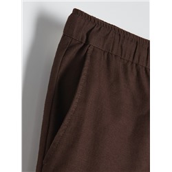 Shorts im Regular-Fit aus Leinenmischung