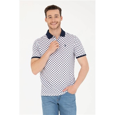 Erkek Beyaz Polo Yaka Tişört