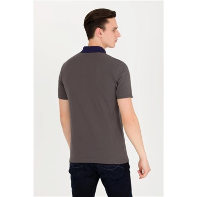 Erkek Antrasit Polo Yaka Tişört