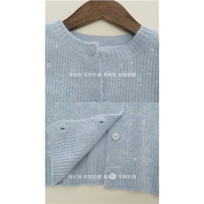 Детский кардиган и пуловер с пайетками ЗАР*А