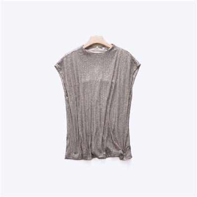 Женский топ с пайетками  СК